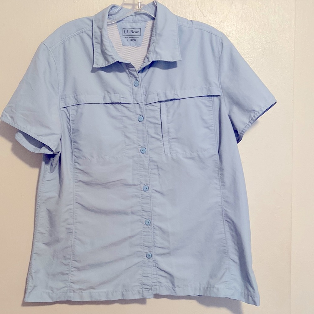 LL Bean Ladies Outdoor Fishing Shirt